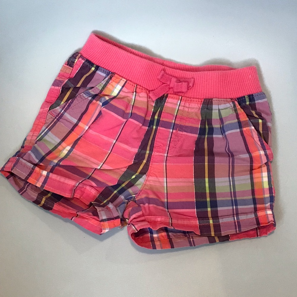Plaid Pink Shorts